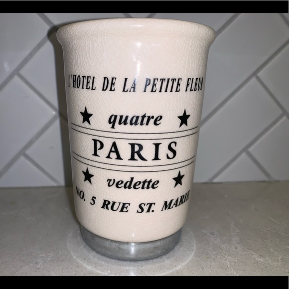 French | Bath | Lhotel De La Petite Fleur Ceramic Cup Holder | Poshmark